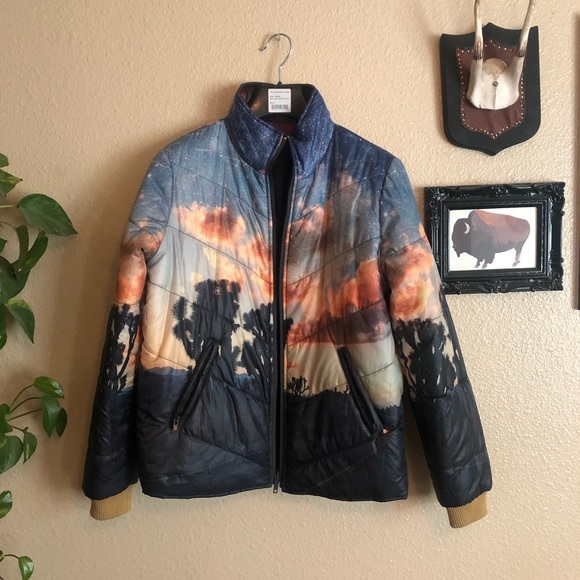 mother denim puffer jacket
